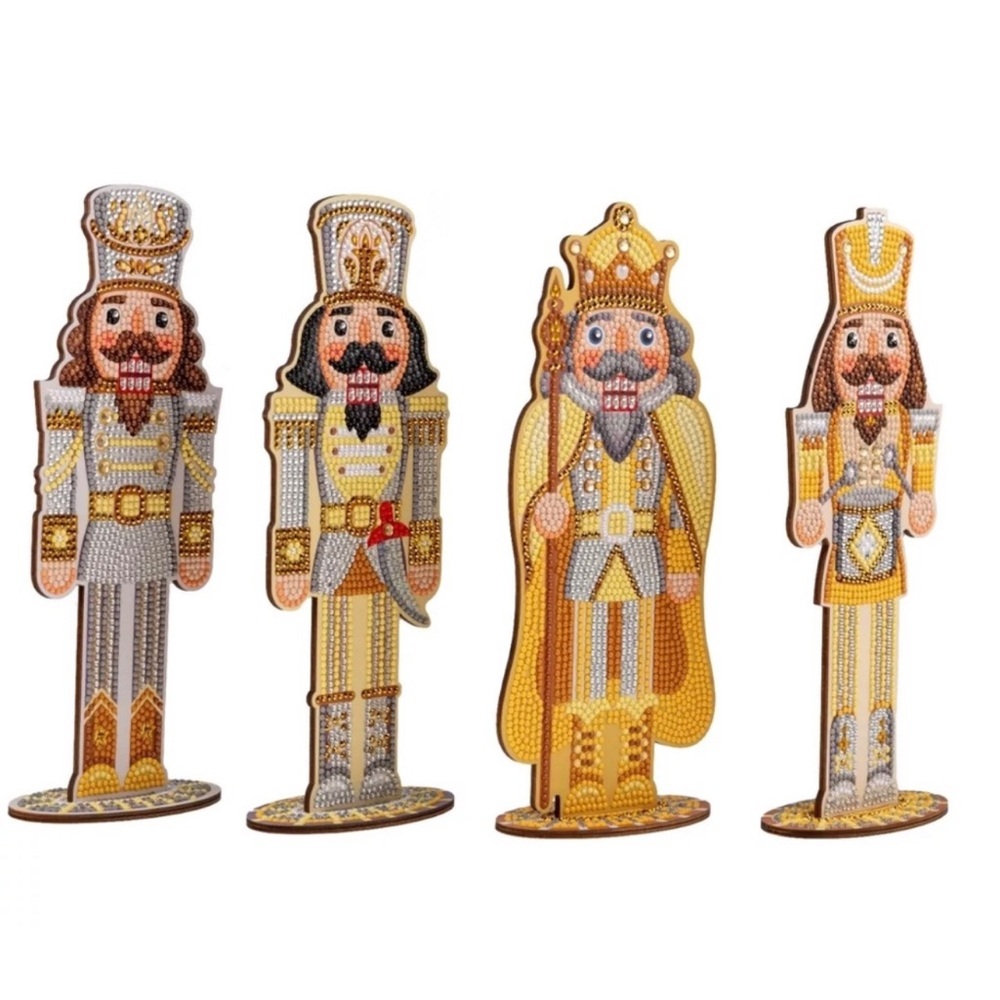 Craft Buddy Crystal Art Modern Nutcrackers Kit - Picture 4 of 6